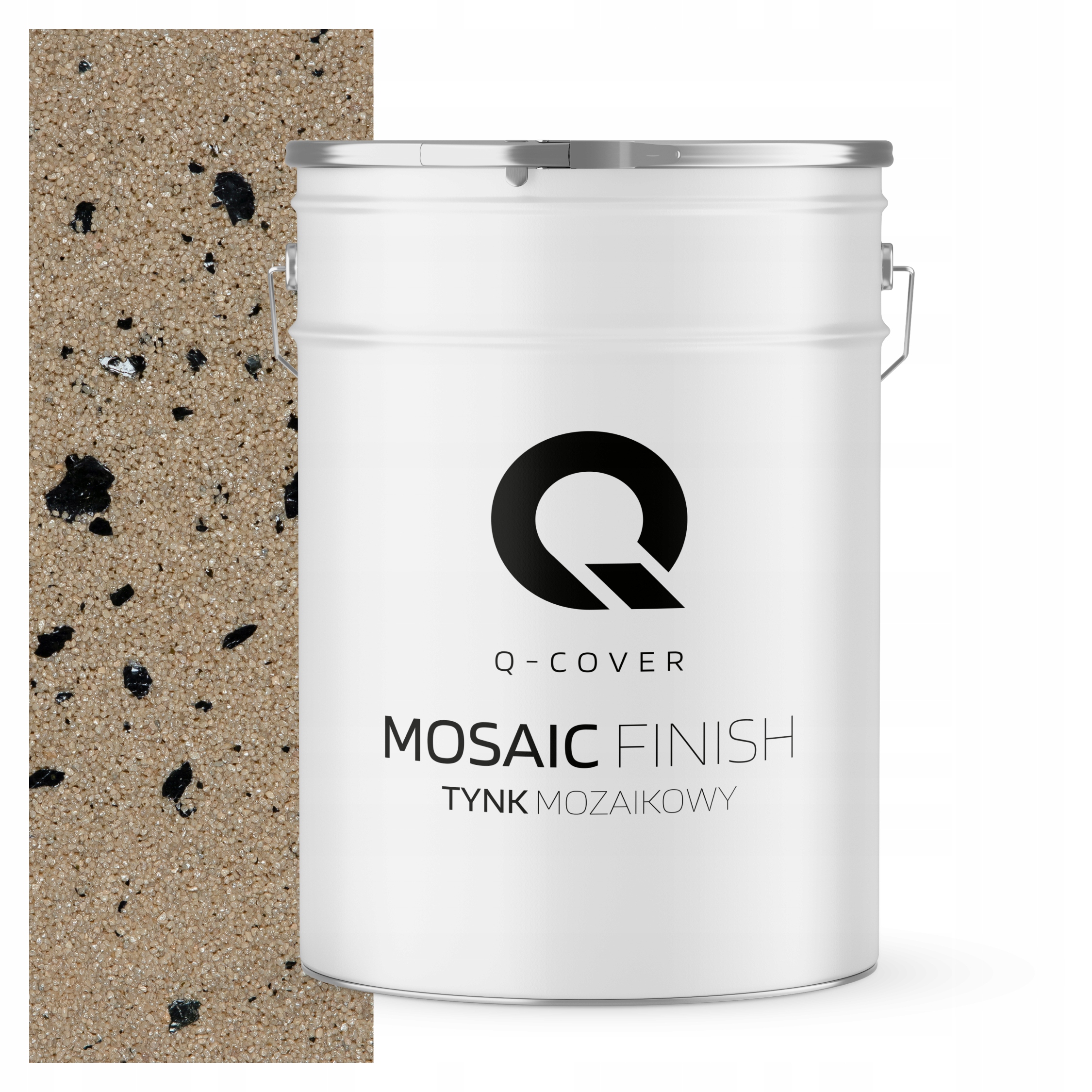 Mozaiková Omítka Mozaika 25 Kg Hnědá Světlá S Černou Slídou M92 Ozdobná Prémiová