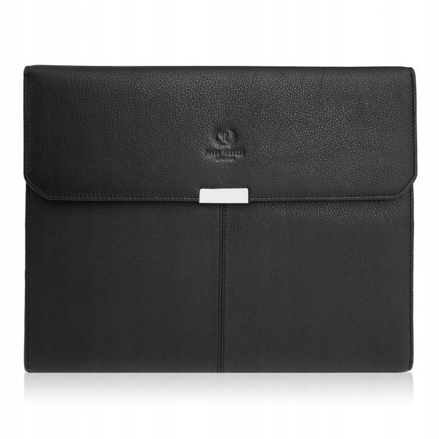 Kožený organizér na dokumenty A4, černý