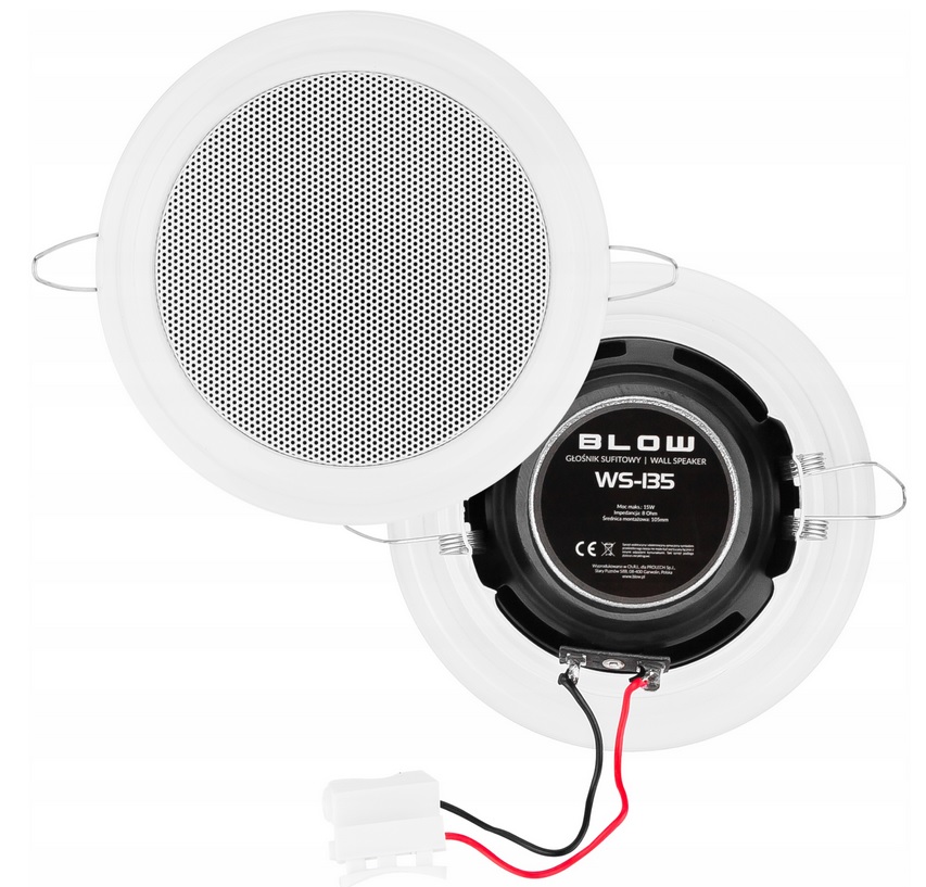 Blow WS-135 Stropní reproduktory 10 cm 100 mm Bílá maska 8 Ohm) 2ks