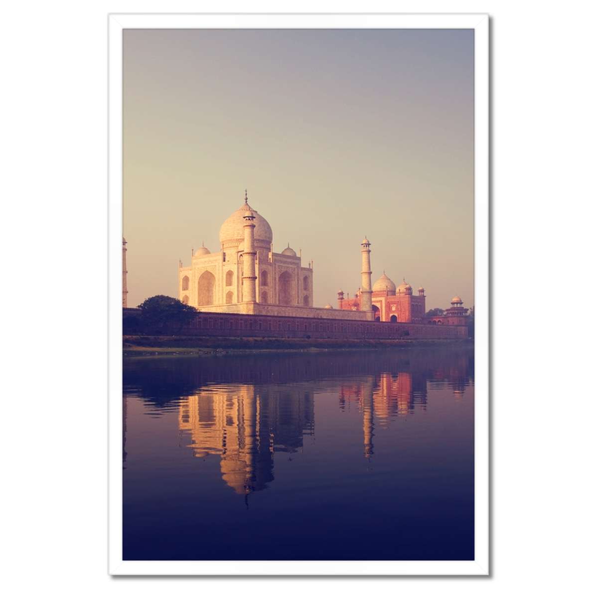 Plakáty v rámu 40x60 Taj-Mahal Agra indie