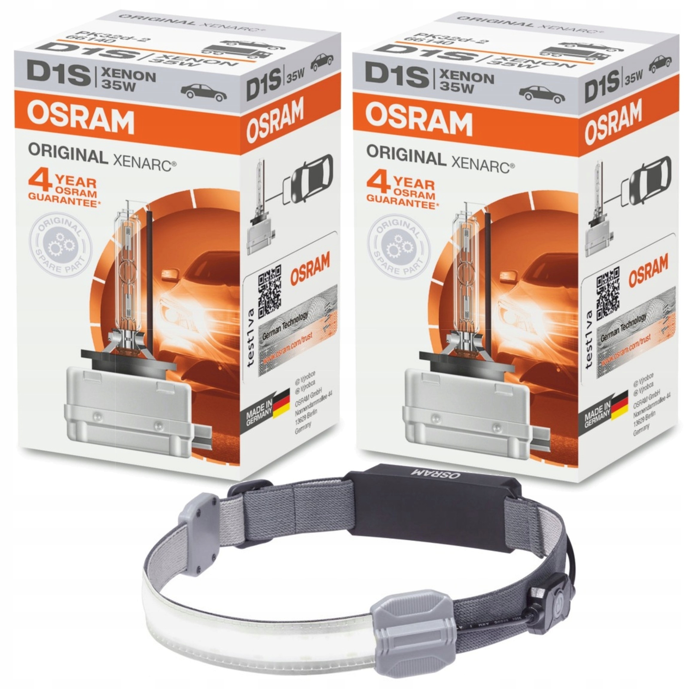 Osram D1S 4300K Žiarovka Xenon Original Čelová Baterka LEDinspect LEDIL414