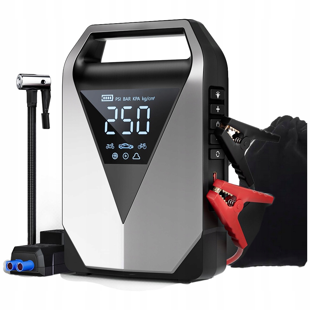 Štartovacie Zariadenie Powerbank Jump Starter Booster 150 Psi Kompresor