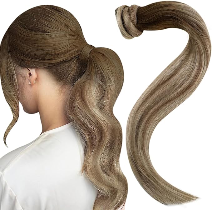 Easyouth Dopinany kucyk włosy naturalne 3/8/22 20" 80g