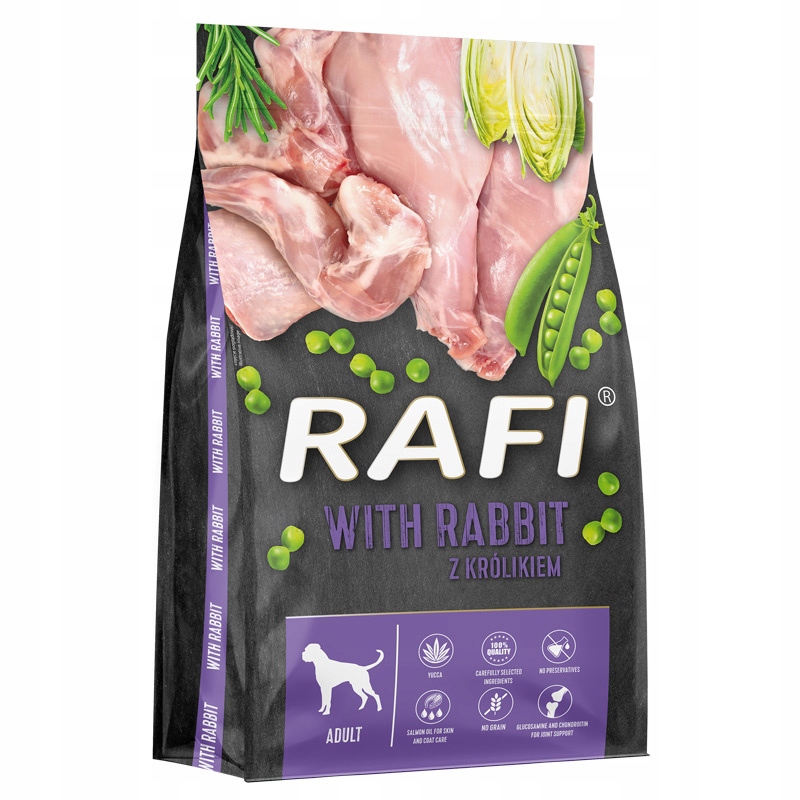 Rafi sucha karma dla psa z królikiem 10 kg