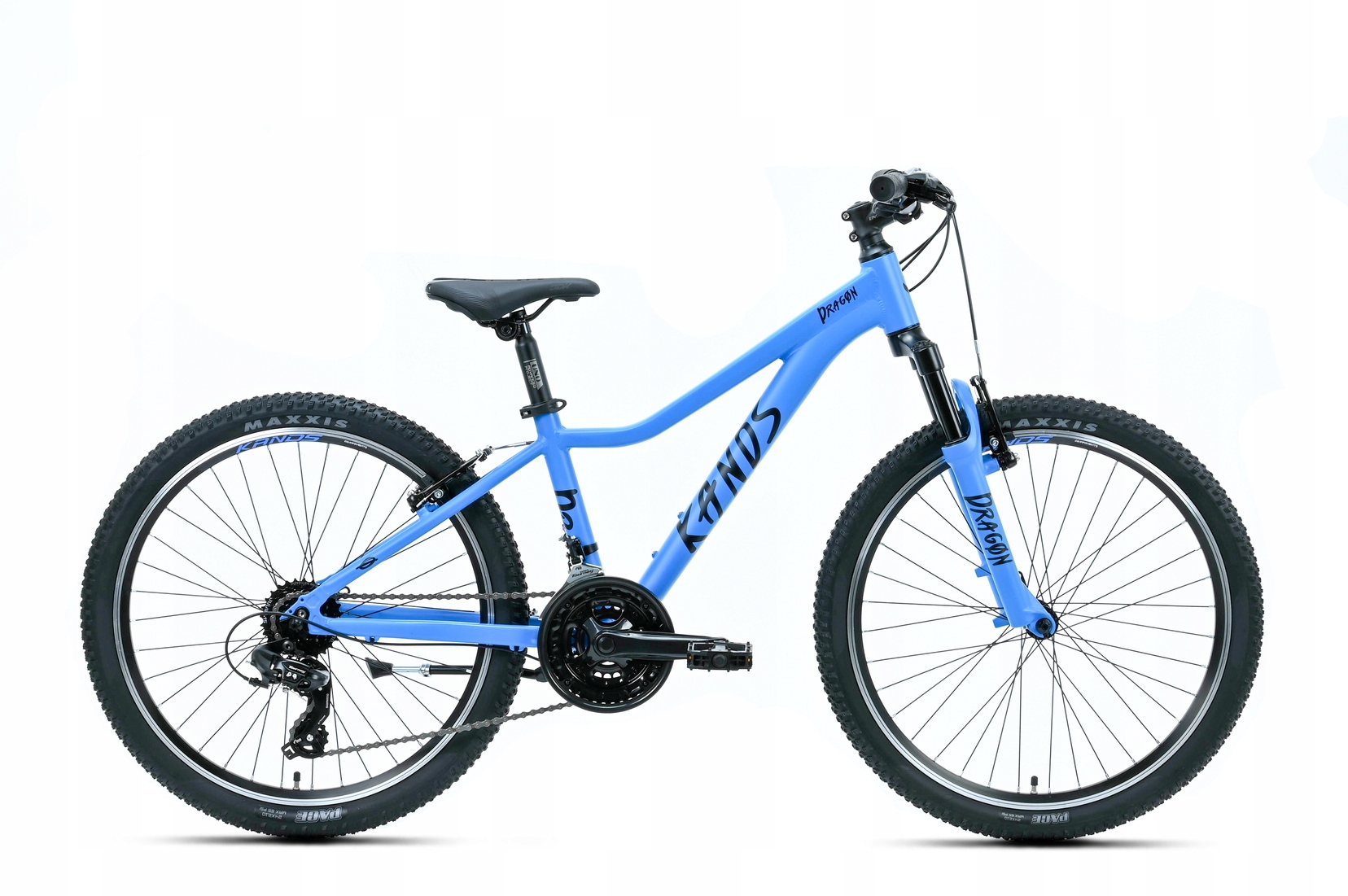 Rower górski 24 Kands Dragon niebieski mat R13 wzrost 125-145 cm model 2026