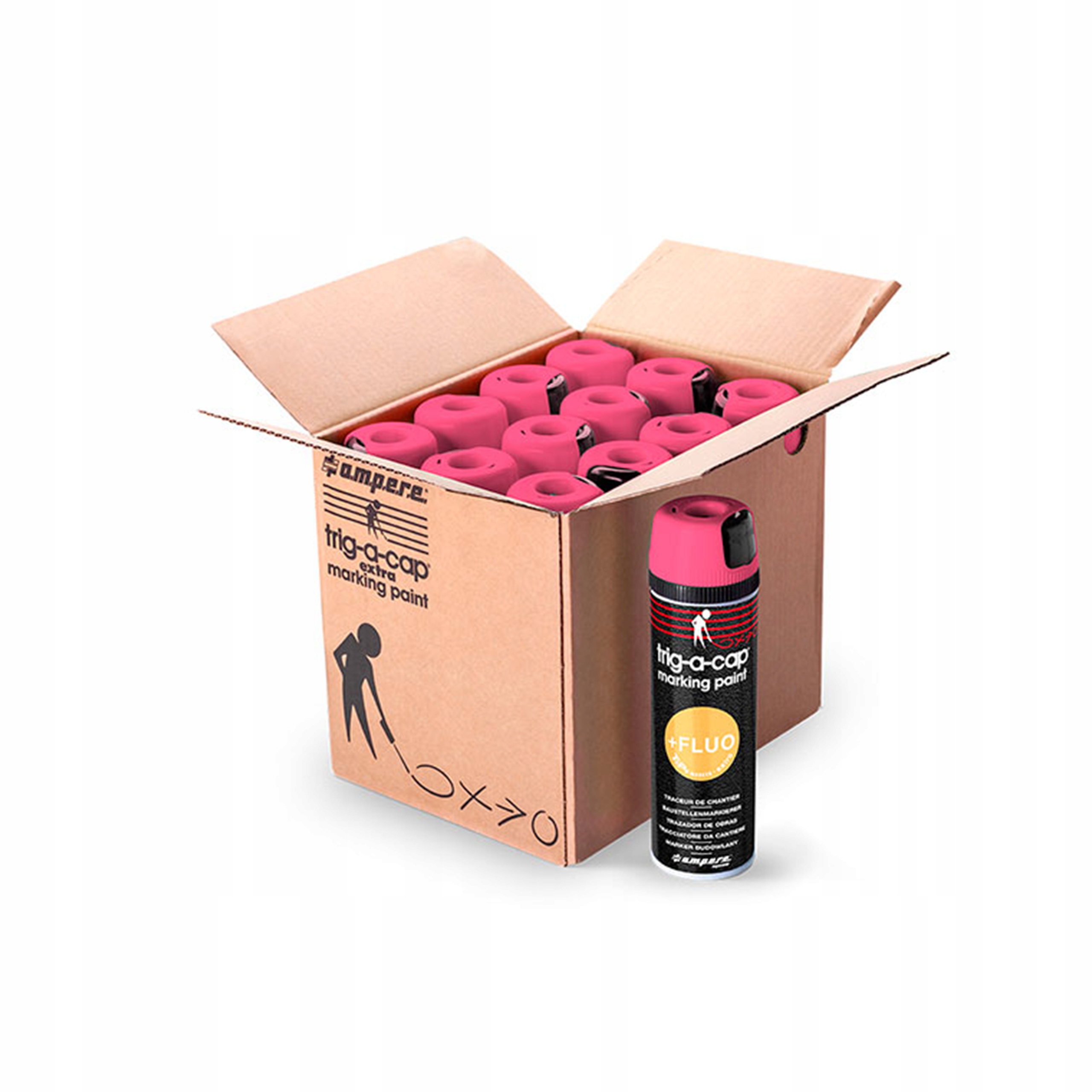 Farba geodezyjna profesjonal AMPERE 1szt francuska Pojemność 500 ml