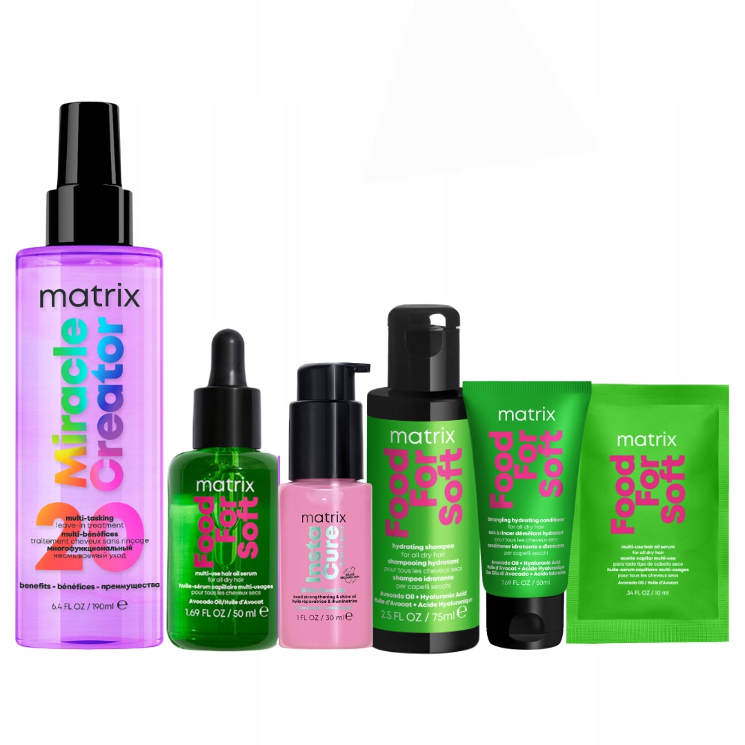 Matrix Miracle Creator spray olejek Food For Soft, Instacure Bab 3