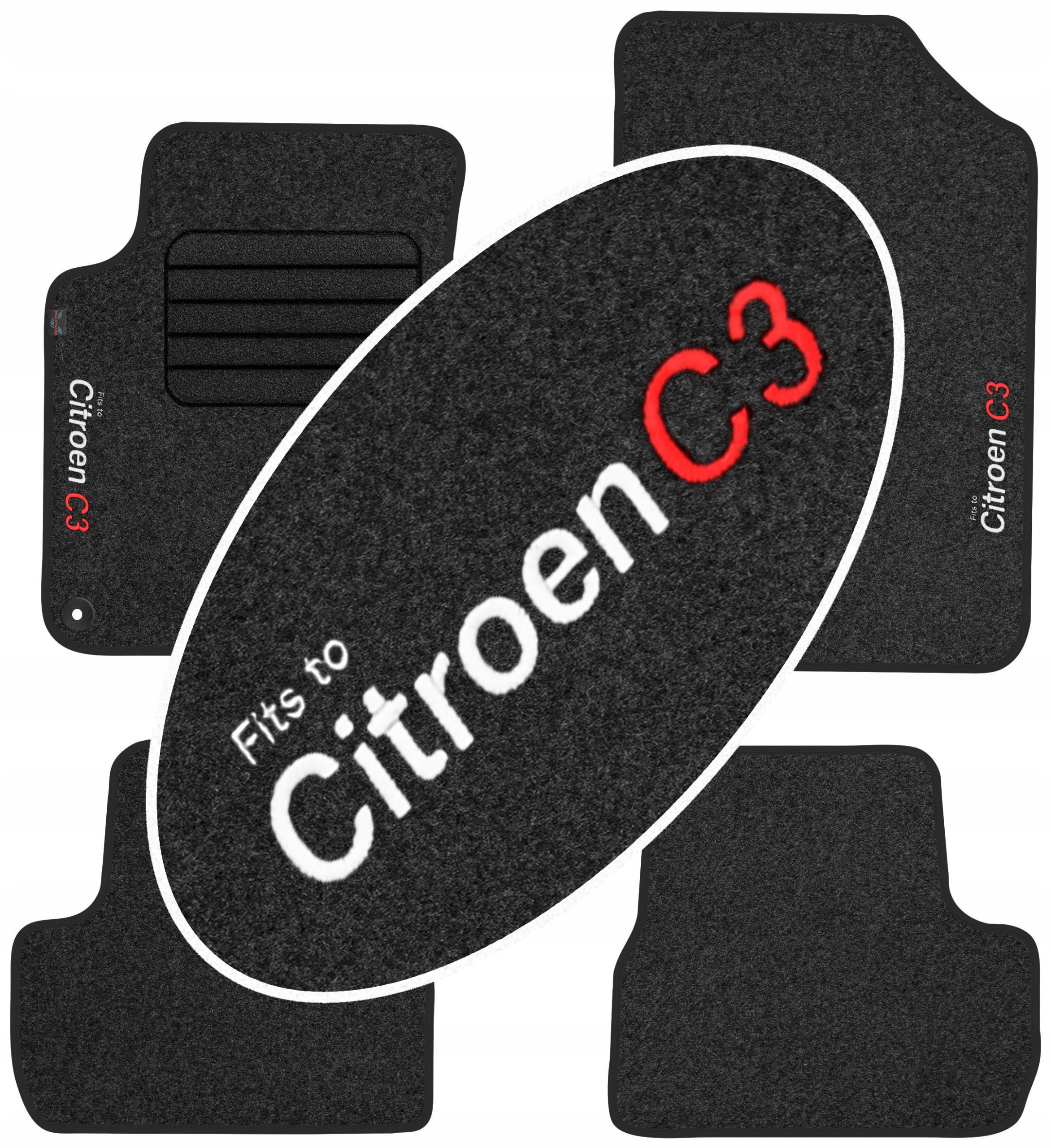 

Citroen C3 II 2009-2016 Dywaniki welurowe