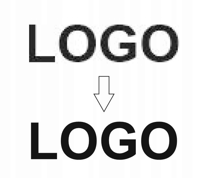 WEKTORYZACJA pliku, logo - usługa