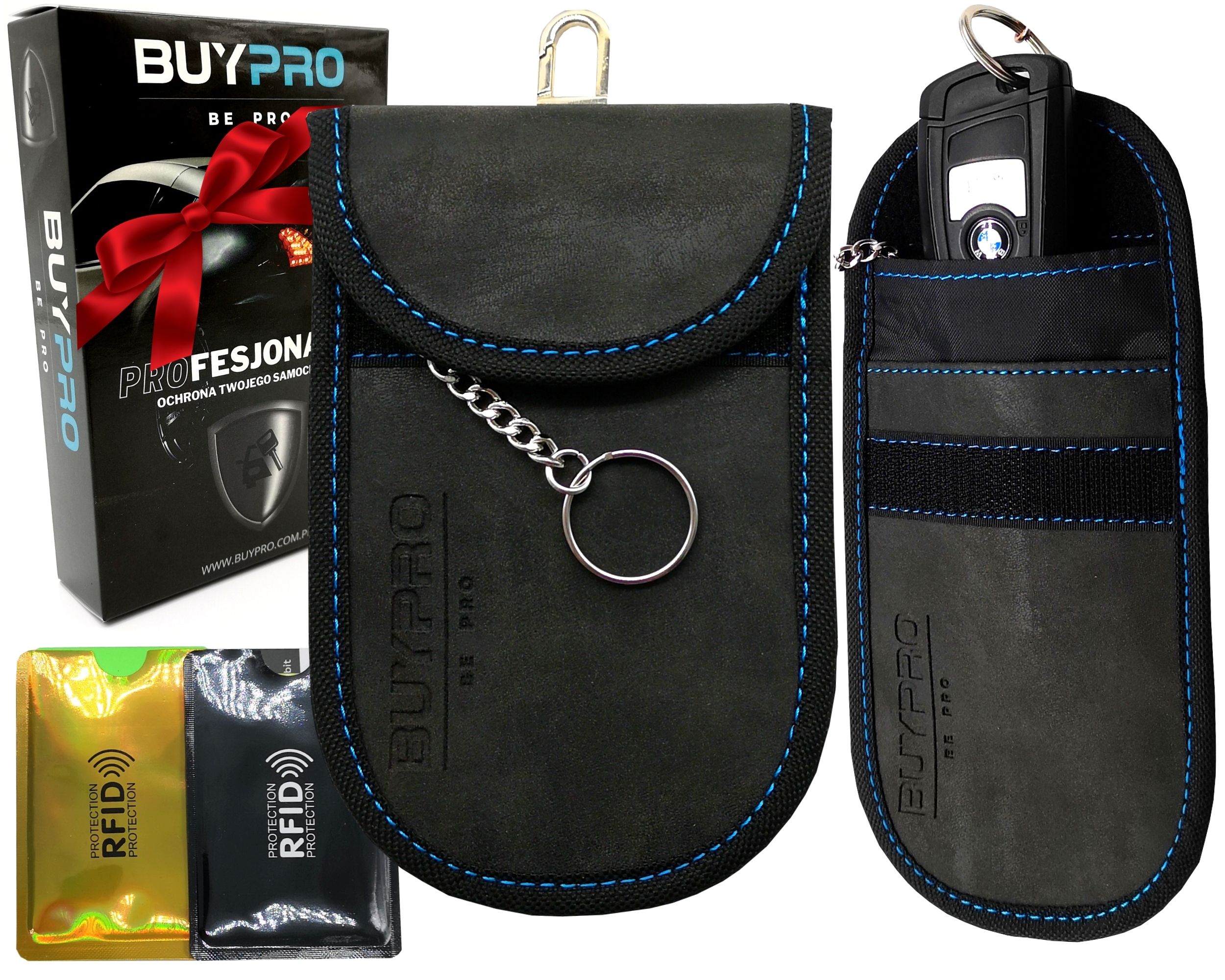 

Etui Klucze Keyless Ochrona Blokada Rfid 2sztSkóra