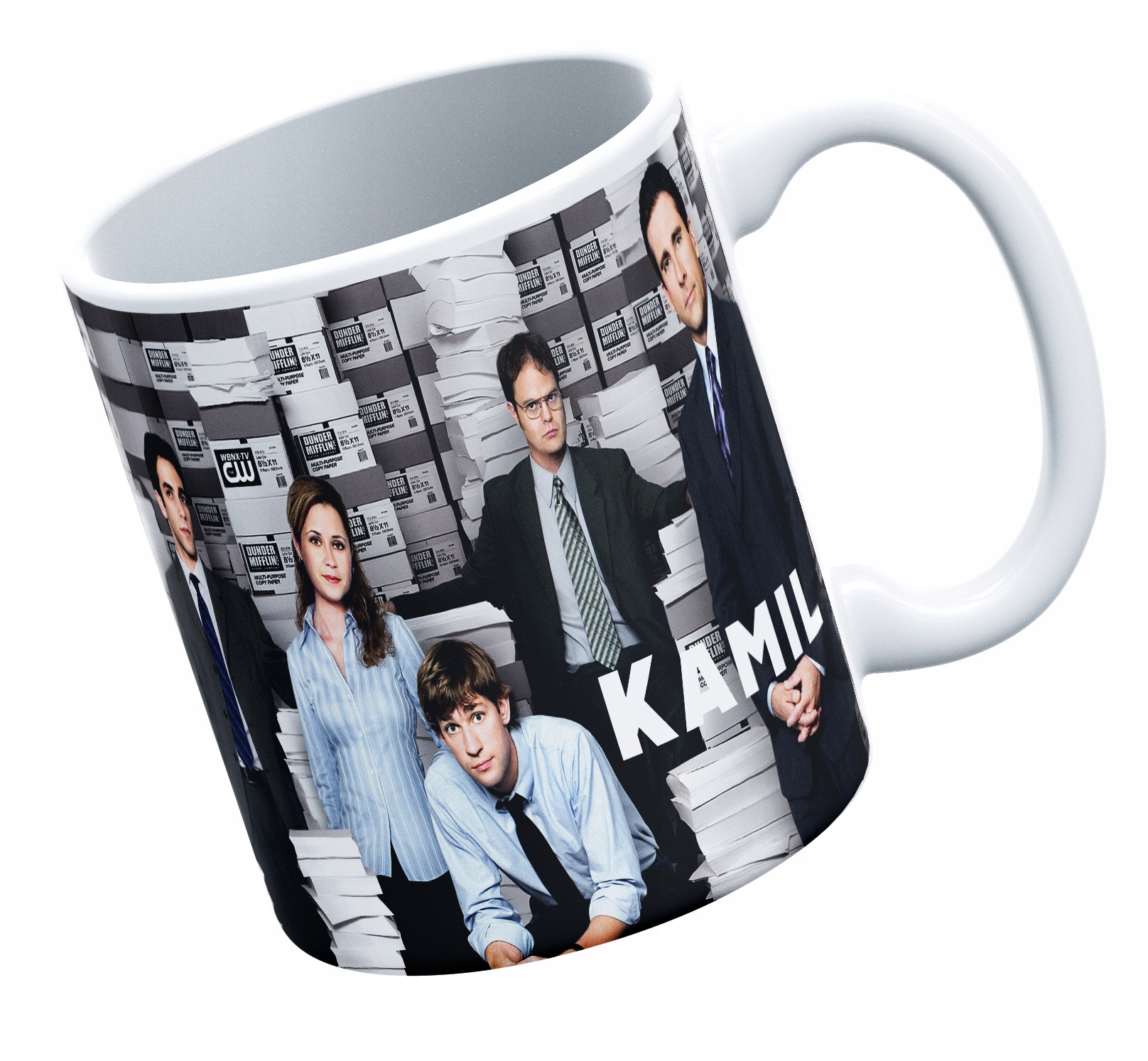 

Kubek Biały Fullprint Wmp The Office 8 Imię