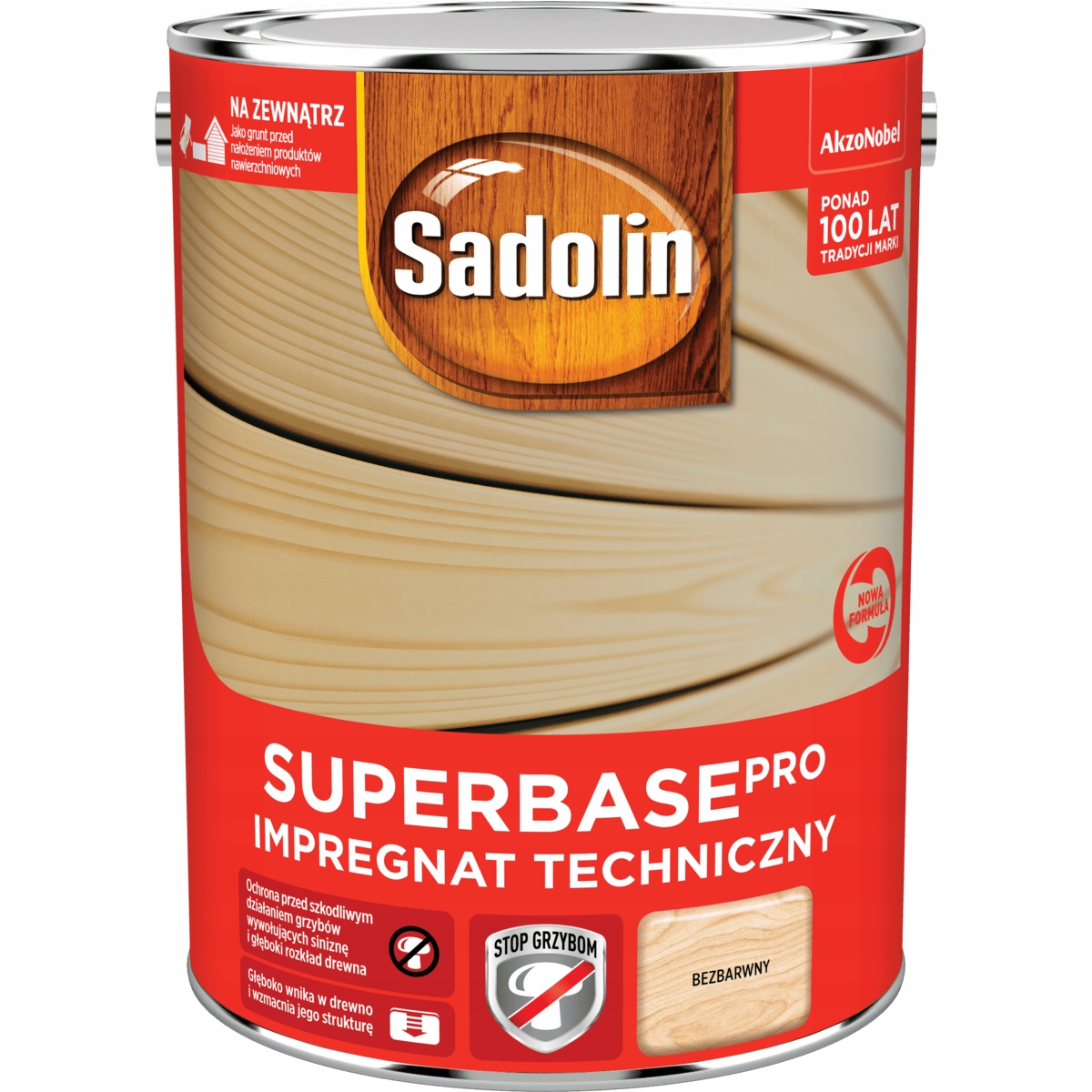 Sadolin SuperBase Pro 2,5L Impregnat do Drewna