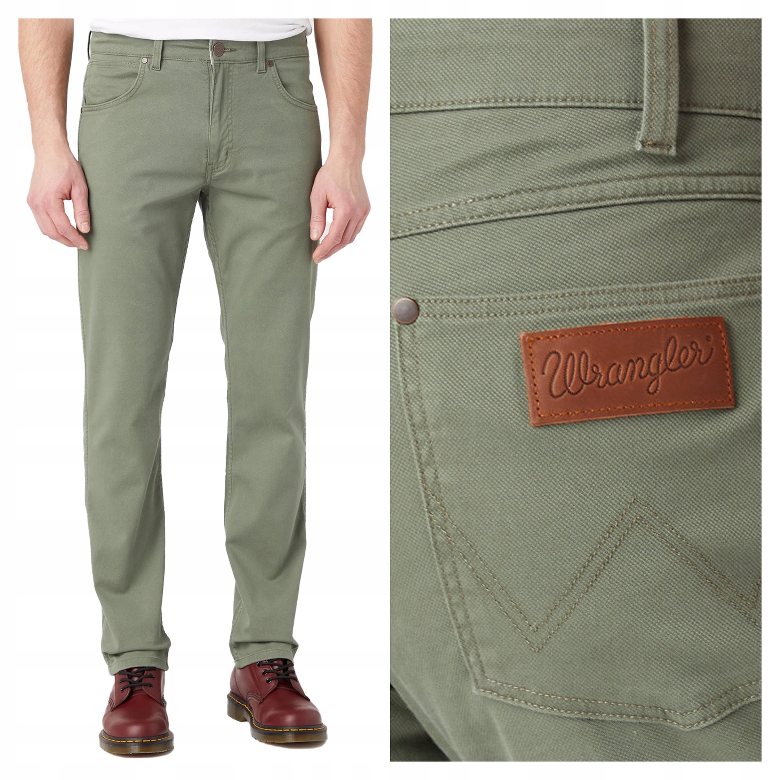 Wrangler Greensboro W32 L34 Pánské látkové kalhoty