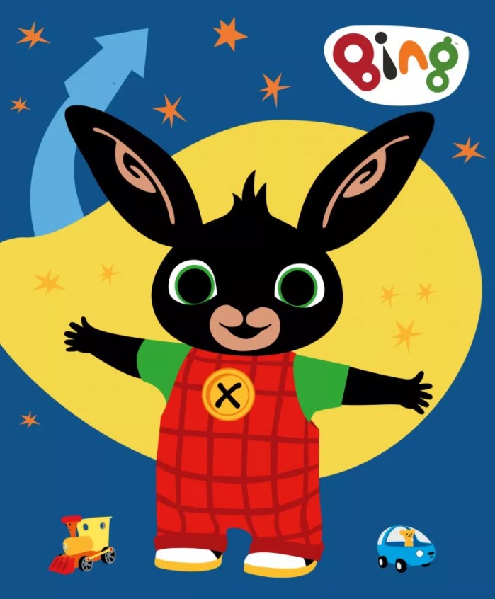 

kocyk koc polarowy dziecięcy Królik Bing 100X140