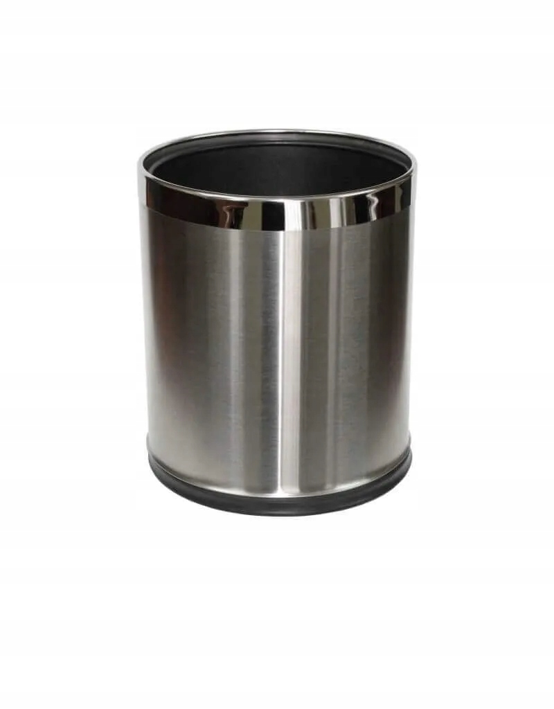 Otevřený koš Stella 9L odnímatelné pouzdro ocel, statická obruč