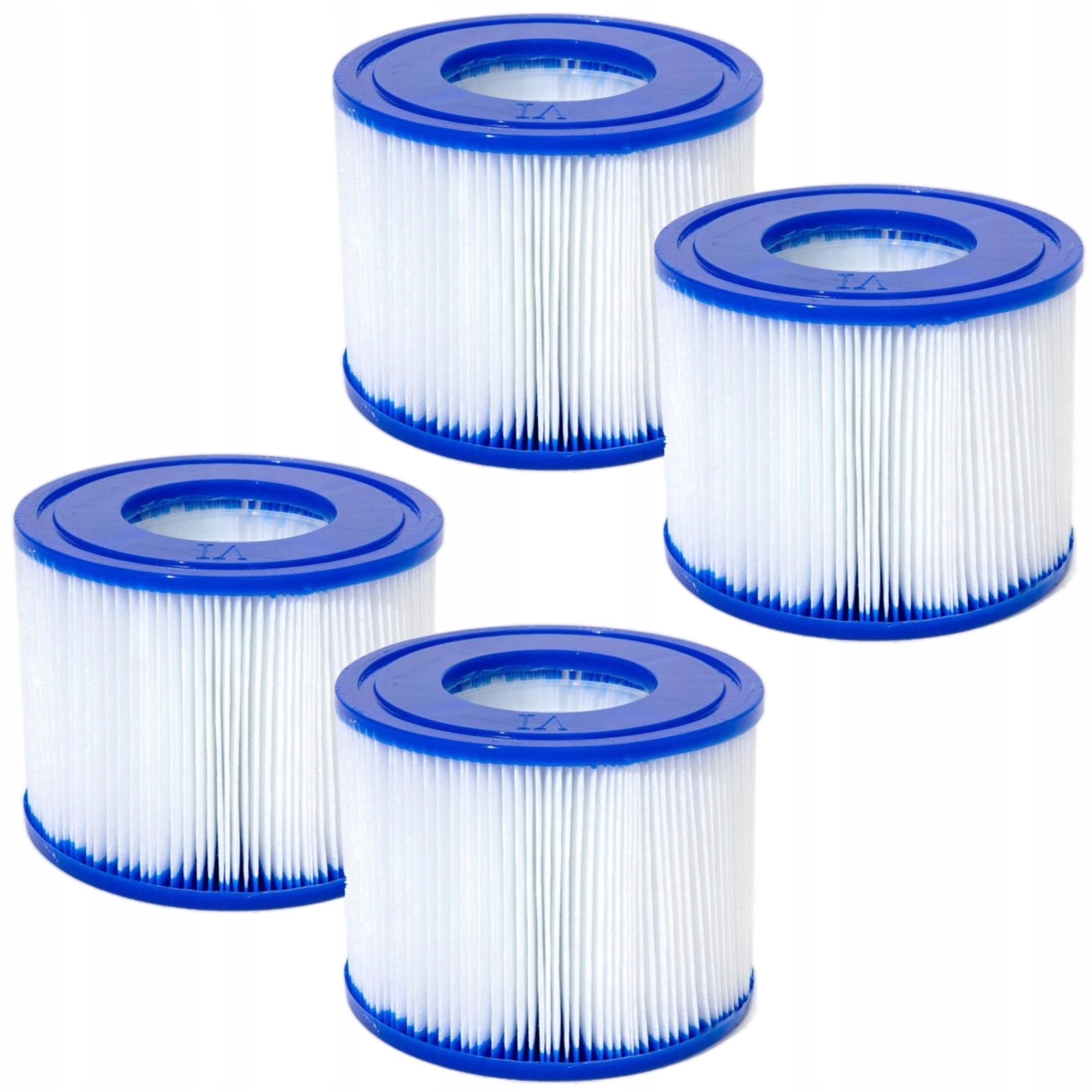 4x Filtry do pompy basenu JACUZZI LAY Z SPA Bestway 60311 typ VI Lay-Z-SPA Pojemność 1 l