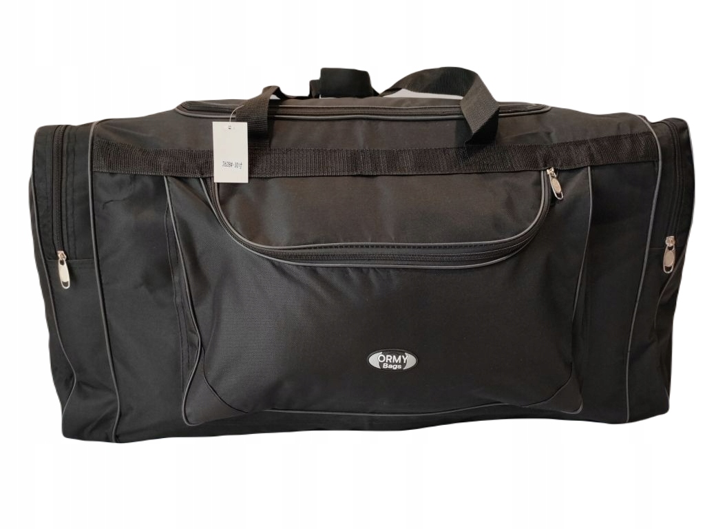 Torba męska podróżna Duża Ormy Czarna 2628#