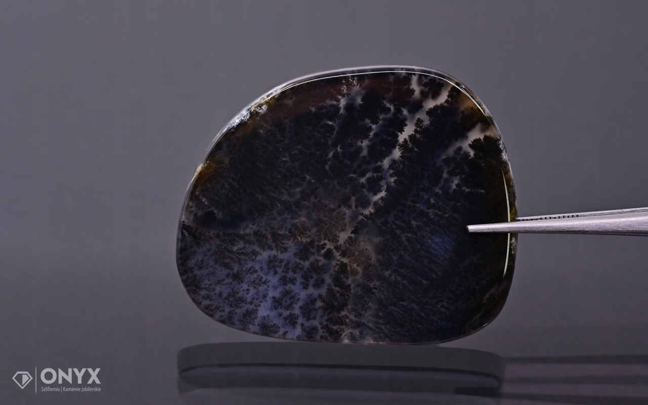 Dendritový achát z Kazachstánu nepravidelná destička