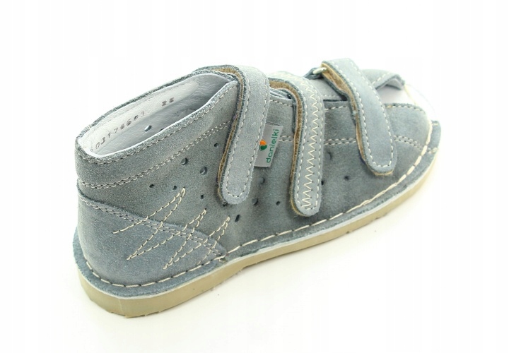 Buty profilaktyczne Danielki T105 -T115 szary - 32 Materiał skóra naturalna