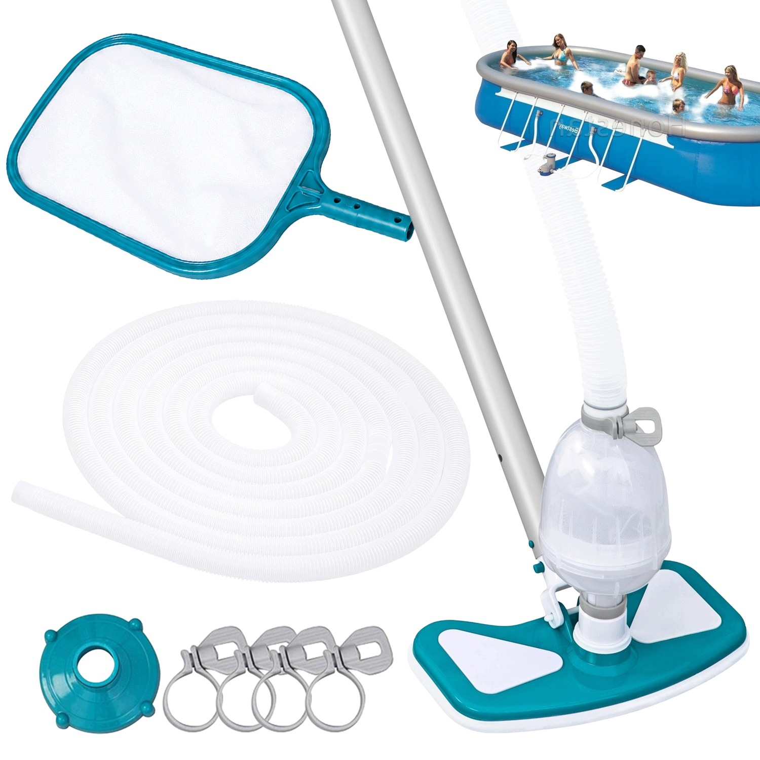 Bazénový čistiaci set na umývanie dna bazéna 56125 Bestway