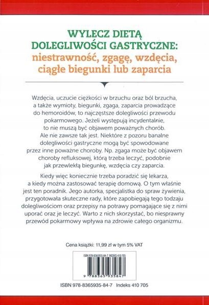 KUCHNIA I ZDROWIE -WYLECZ DOLEGLIWOŚCI GASTRYCZNE ISSN 9788396312952