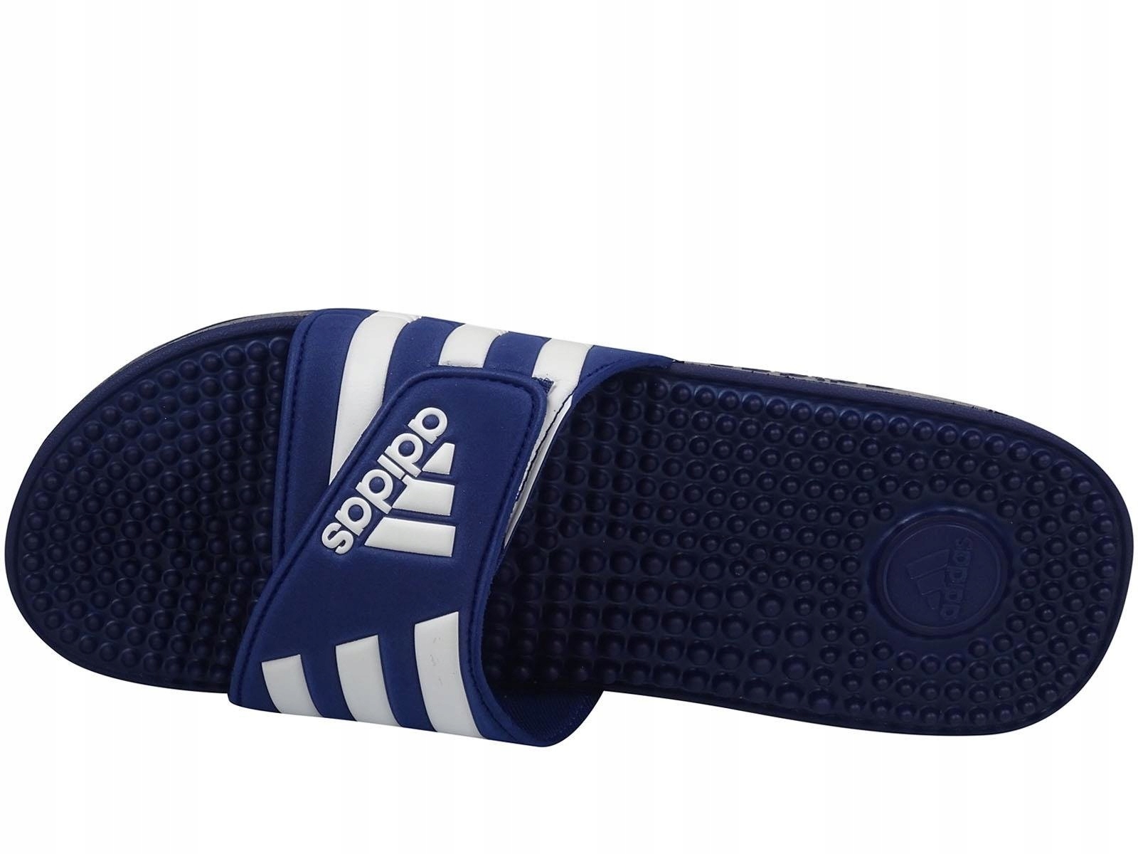 ADIDAS ADISSAGE F35579 KLAPKI BASENOWE RZEP GRANAT Rozmiar 39