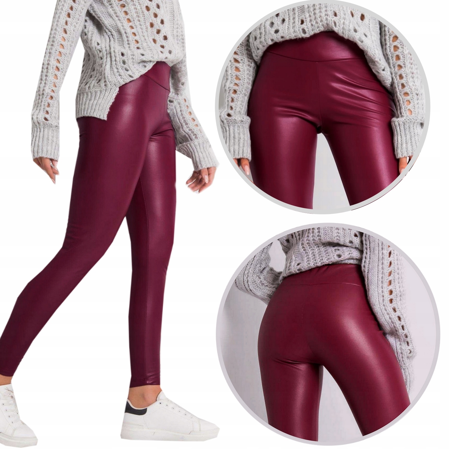 

Legginsy Lateksowe Woskowane 4XL/ 5XL