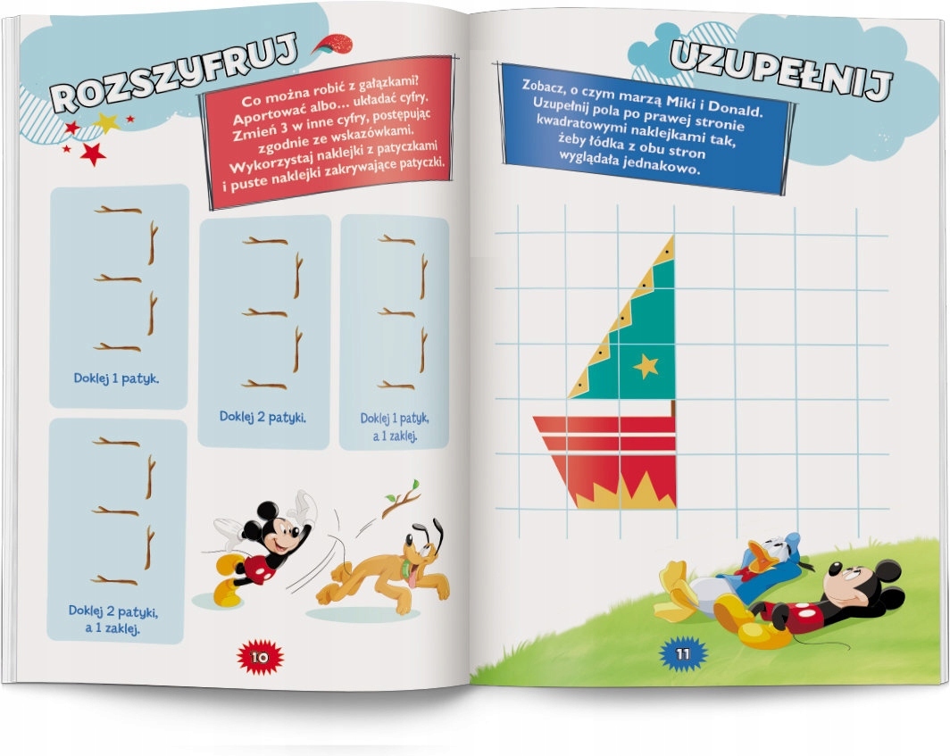 Logiczne ŁAMIGŁÓWKI Ćwiczenia z myślenia DISNEY 6+ ISBN 9788325337568