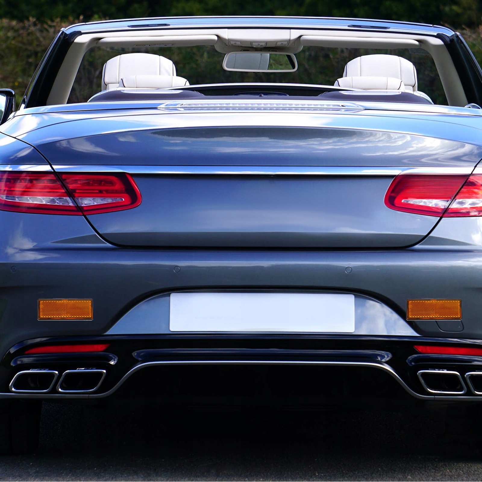 NAKLEJKI ODBLASKOWE DLA SAMOCHODÓW SAMOCHODOWYCH Kolor pomarańczowy