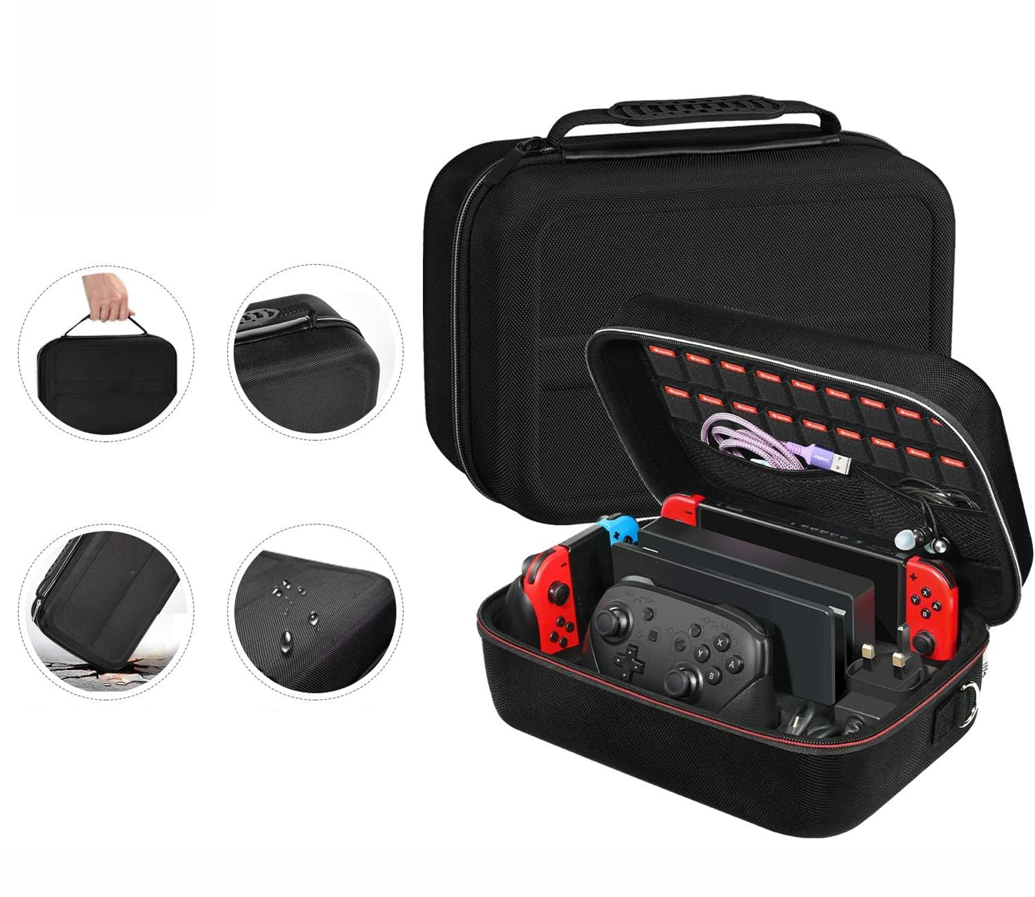 POJEMNE ETUI WALIZKA FUTERAŁ TORBA KUFEREK NA RAMIĘ DO NINTENDO SWITCH OLED Producent Inna