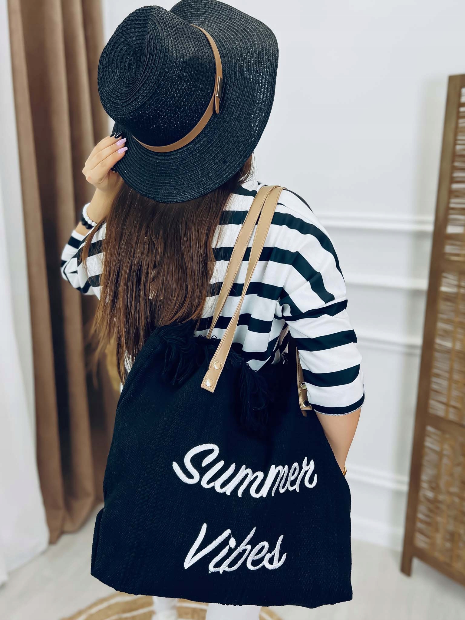 DUŻA DAMSKA TORBA ZAKUPOWA PLAŻOWA MIEJSKA SHOPPER Płeć kobieta