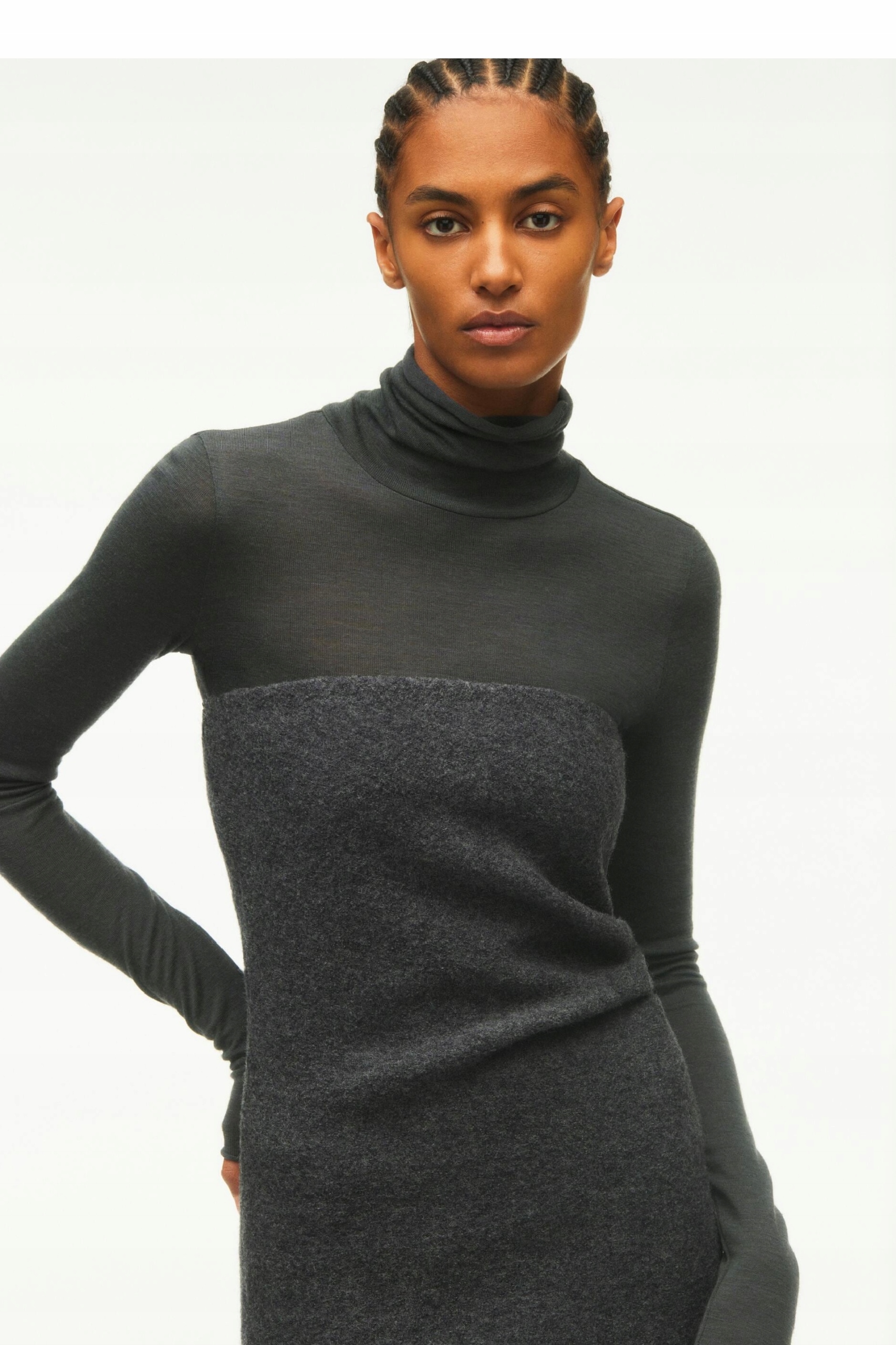 ZARA SUKIENKA S WEŁNIANA 100% WEŁNA SZARA PREMIUM Rozmiar S