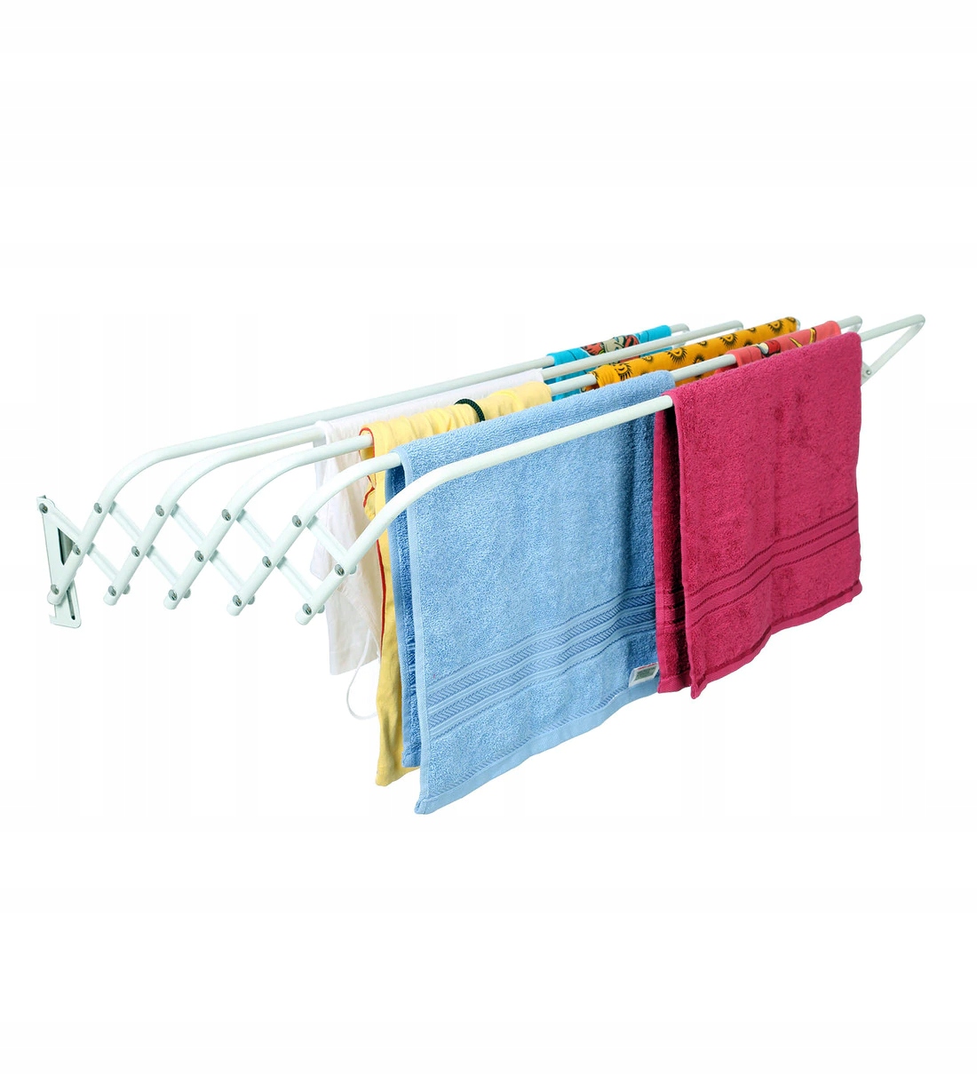 Suszarka harmonijkowa ścienna na pranie 120 cm