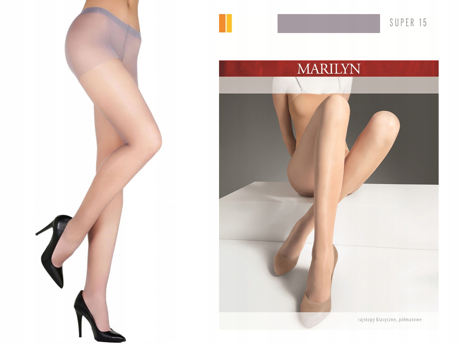 

Półmatowe Rajstopy 15 Marilyn Perle 4-L