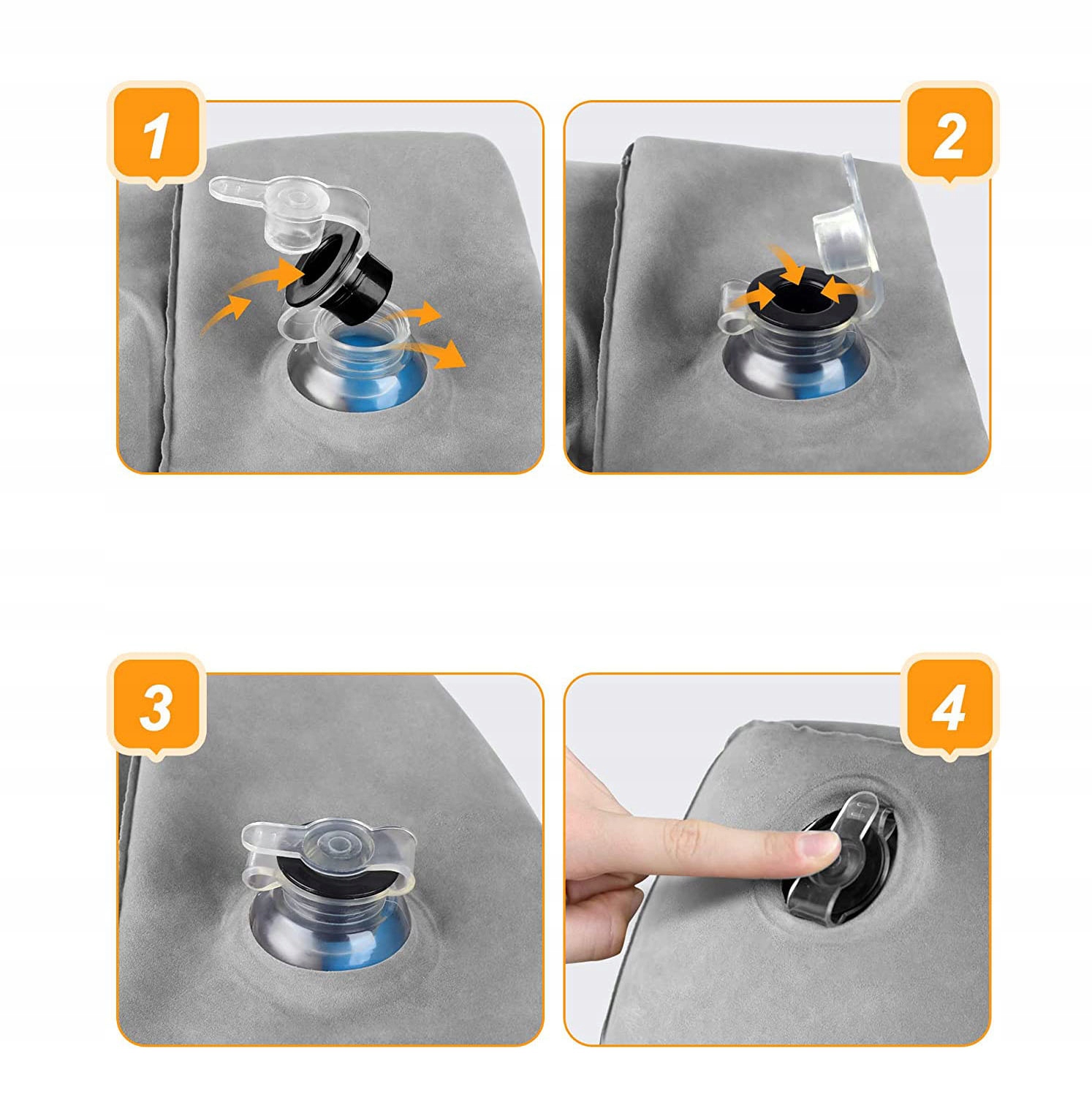 NADMUCHIWANY PODNÓŻEK,PRZENOŚNY,PODUSZKA POD STOPY DLA BIURA, PODRÓŻY Szerokość mebla 30 cm