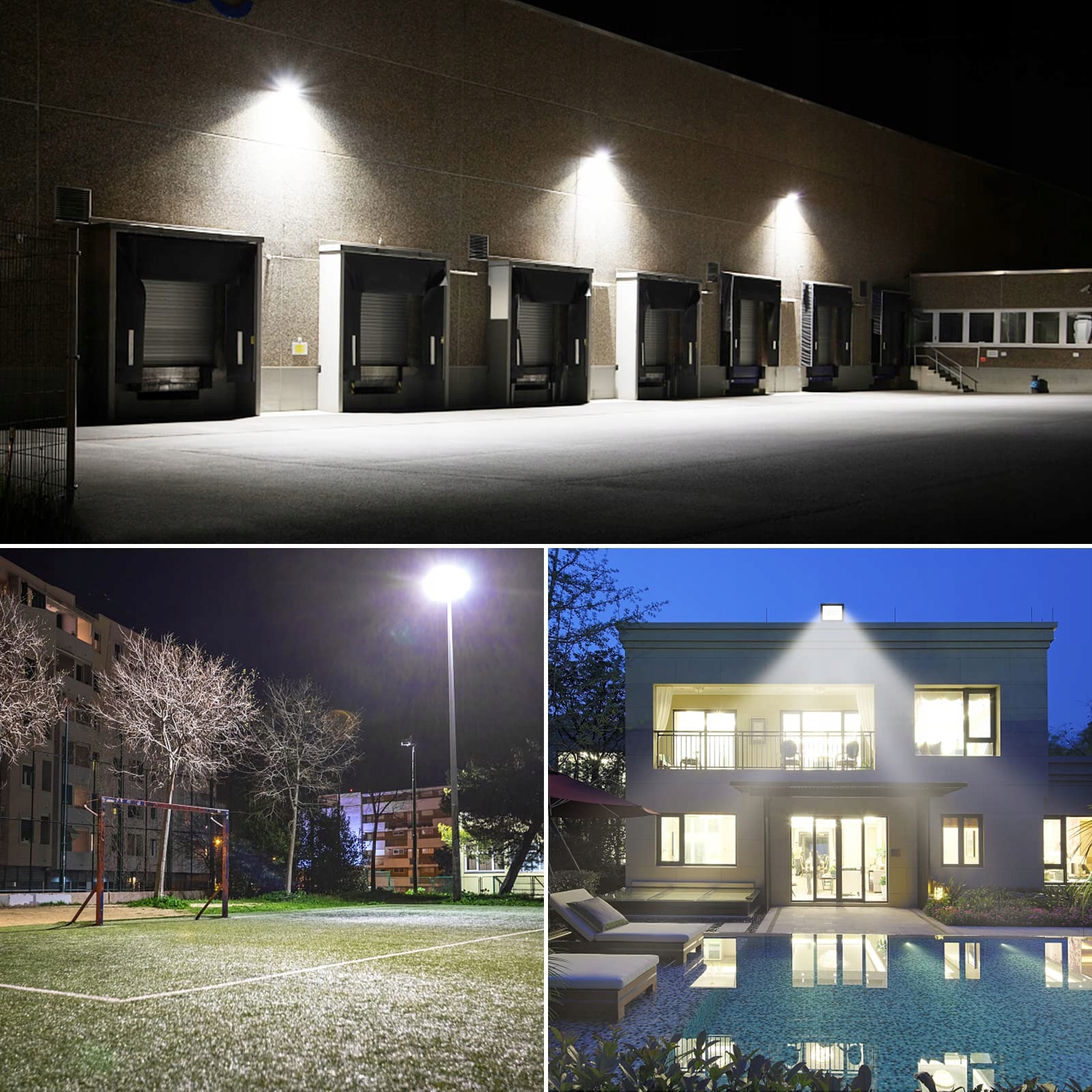 Reflektor LED Zewnętrzny Wodoodporny Do Ogrodu Garażu Zimny 200W IP66 RIGID — miniatura 6
