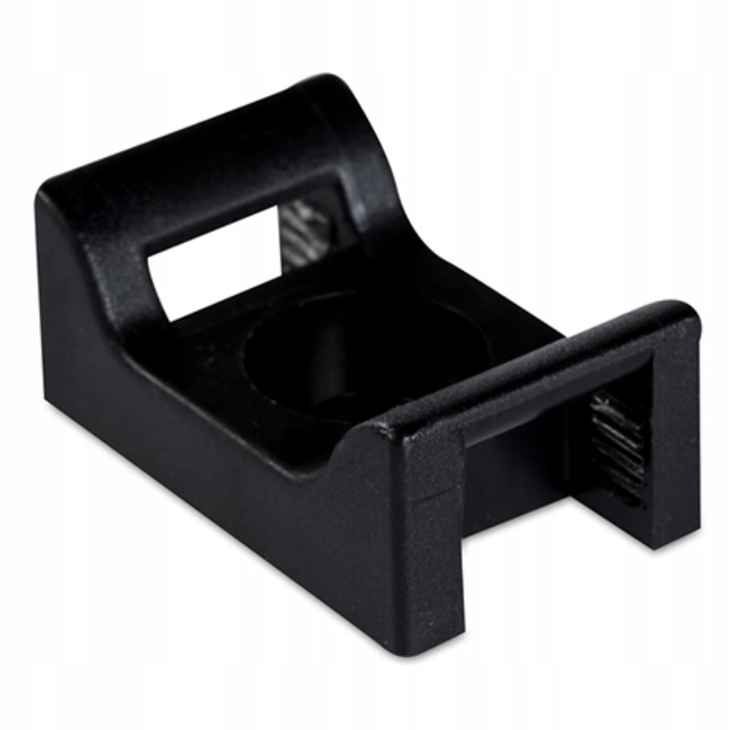 Podstawka Do Opasek Kablowych 7,6mm czarna 20szt