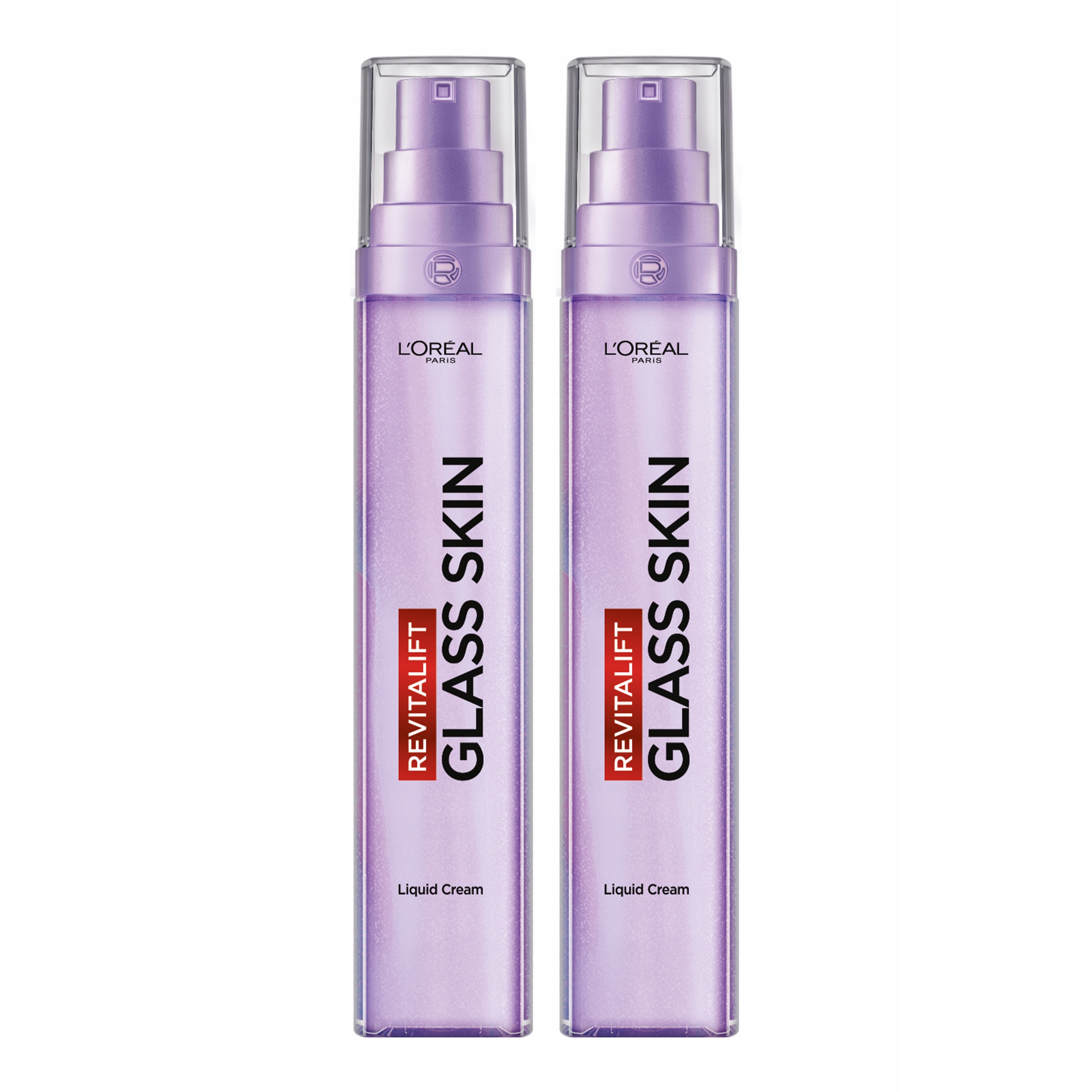 Zestaw L'Oréal Revitalift Glass Skin Lekki Krem Efekt Szklanej Cery 2x 50ml