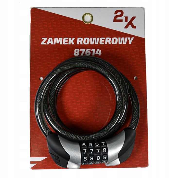 Zamek Rowerowy 2K 87614/10-120 Szyfr