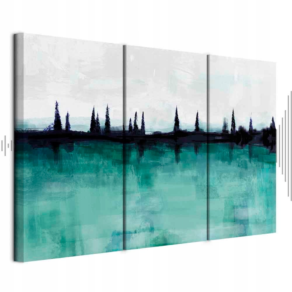 3DÍLNÝ Akustický Obraz Odhlučňující Krajinu Krajina Do Obývacího Pokoje 135x90