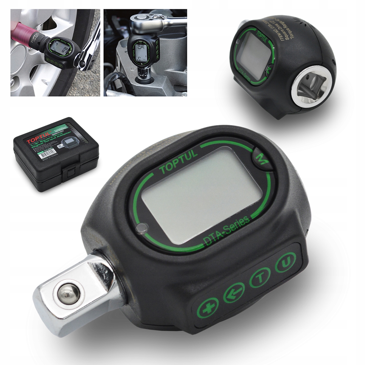 Momentový Kľúč Elektronický Adaptér 1/2" 40-200 Nm Toptul DTA-200N