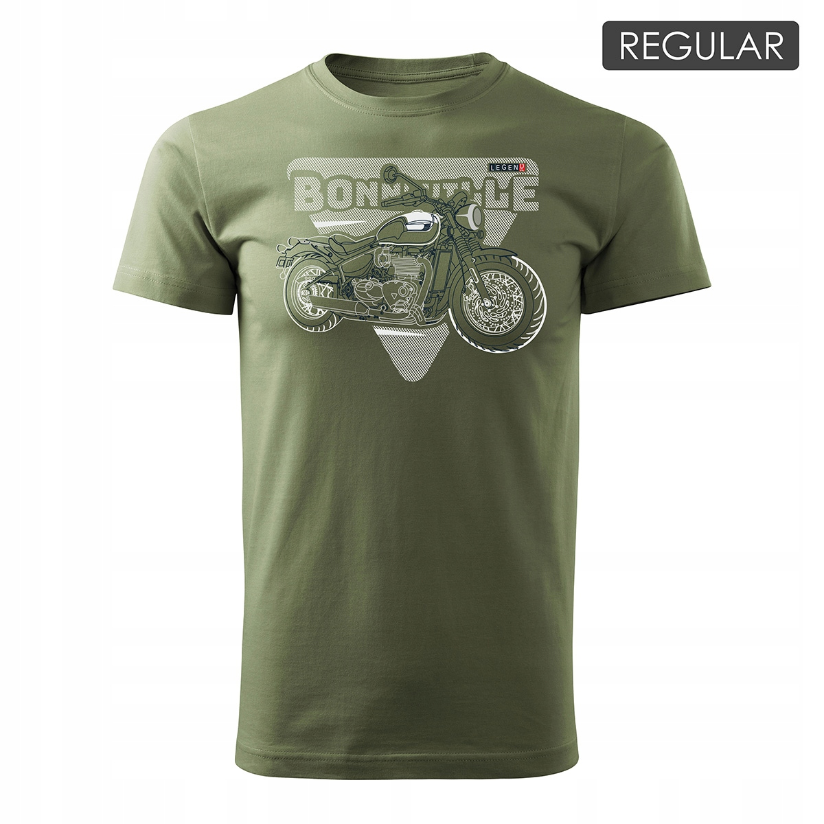 

Koszulka na motor z motocyklem Triumph Bonneville