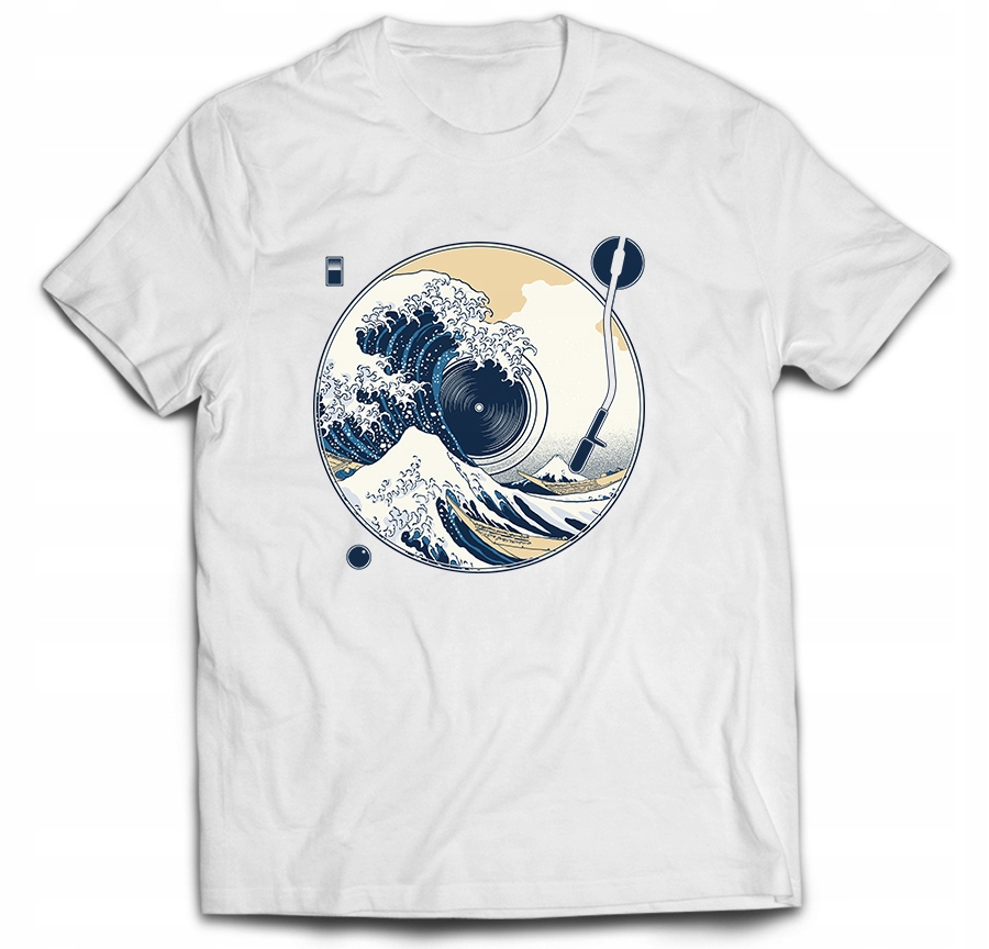 

T-shirt Gramofon Płyta WInylowa Wakacje Surfing 3X