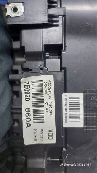 dials 7E0920860A VW TRANSPORTER T5 LIFT 7E0