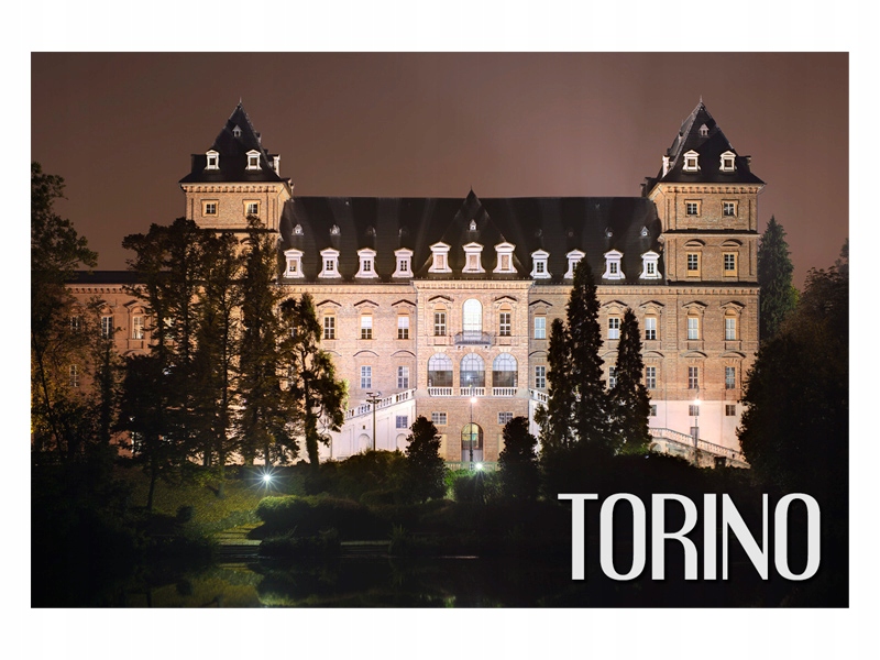 

Turyn Zamek Piemont Magnes na lodówkę