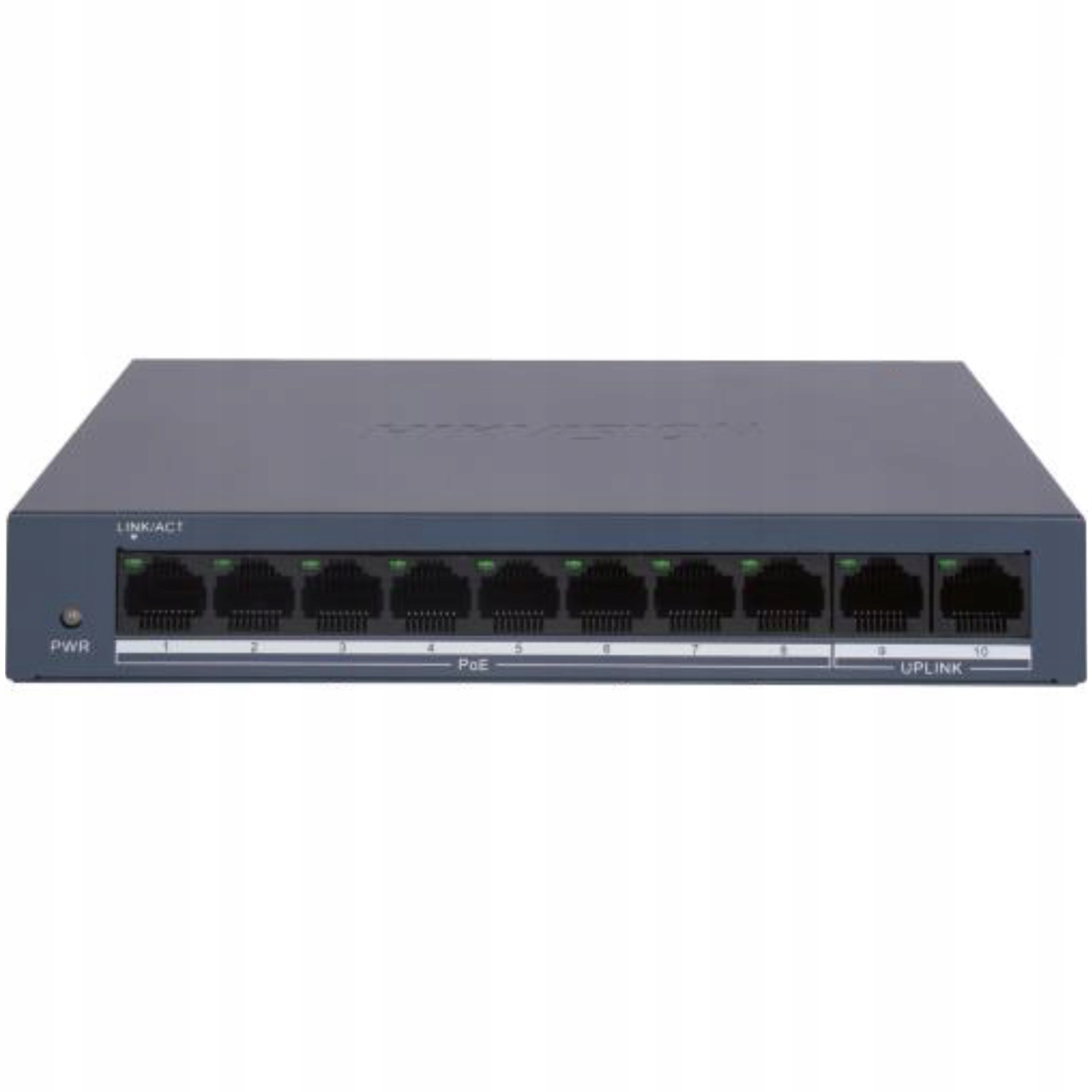 Switch PoE Hikvision Do Kamer Ip 8x PoE DS-XS0110-P 10 Portów