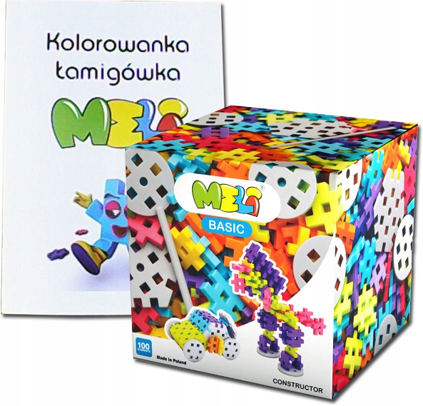 

Klocki Kreatywne Constructor Meli 100+ Kolorowanka