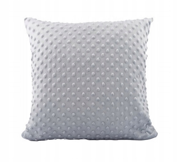 

Poszewka 40X40 Dekoracyjna Minky Szara