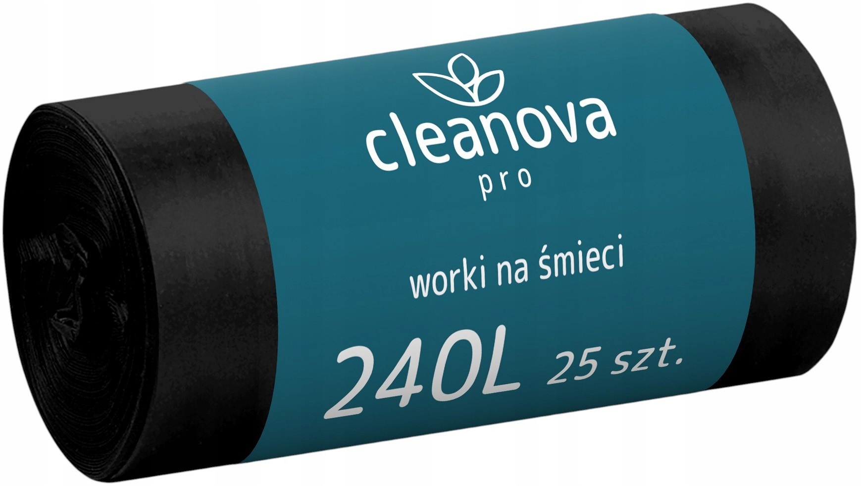 2X Ldpe Sáčky na odpadky Cleanova 240L 25 Ks Černé