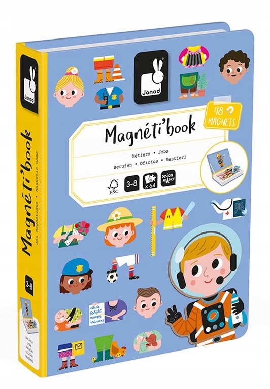 

Układanka Zawody Magnetibook Janod 3+
